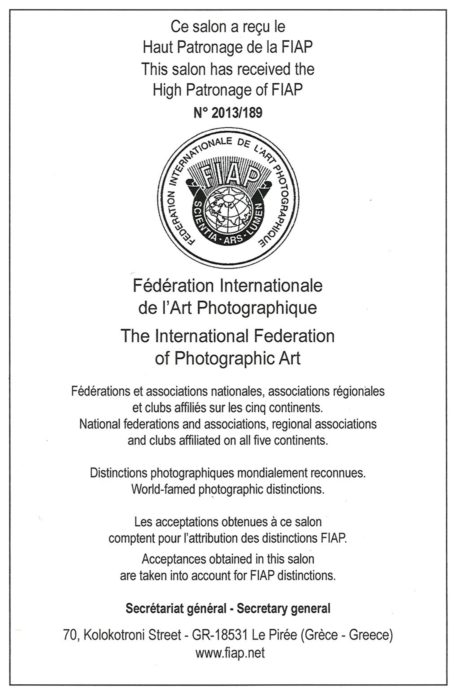 FIAP: 2013/189
